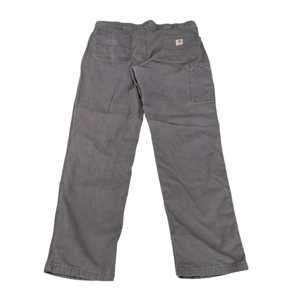 CARHARTT Relaxed Fit Rugged Flex Carpenter Work Pants Dark‎ Green Size 40 x 34